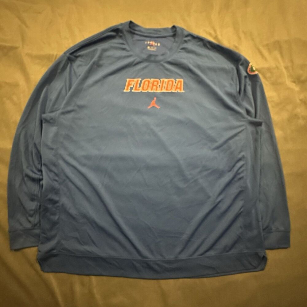 Air Jordan Florida Gators Shirt Mens 2XL Long Sleeve University NCAA Jumpman